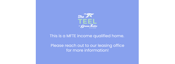 a blue background with the logo of the teel green door office
