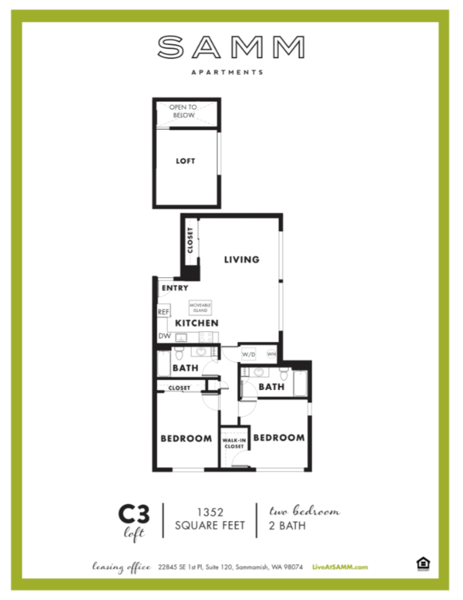 a floor plan of a house with bedrooms and baths