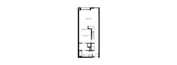 A black and white floor plan of a building.