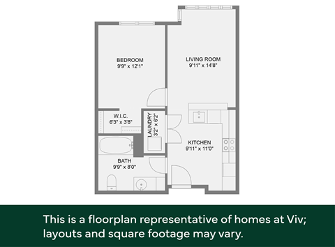 this is a floorplan representative of homes at vic layouts and square footage may vary