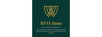 a logo that reads mite home is an income qualified home approval