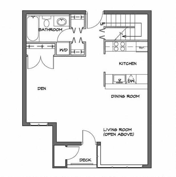 One Bedroom Loft One Bedroom Loft