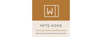 mite home this is an income qualified home logo