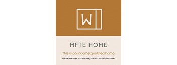 mite home this is an income qualified home logo