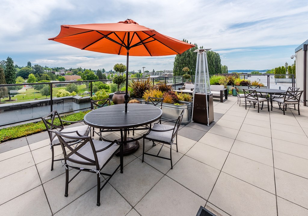 the rooftop patio at the callaway house austin