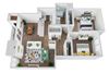 2 Bed / 1 Bath