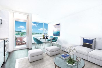 Living and Dining Room Living Dining at Shelton Eastlake Apartments in Seattle, WA - Photo Gallery 2