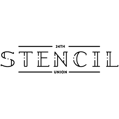 Stencil logo