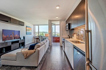 Modern Living Room Interiors Modern Living Room Interiors at Shelton Eastlake apartments in Seattle, Washington - Photo Gallery 5