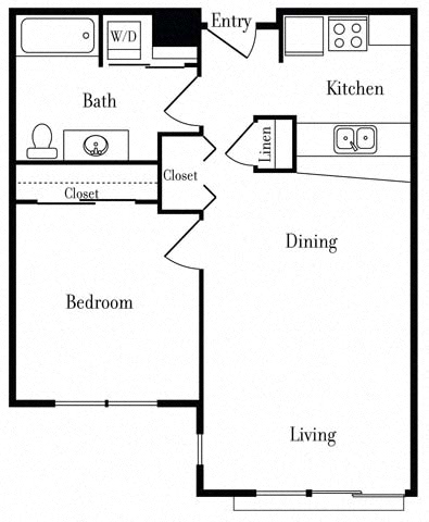 Open One Bedroom