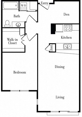 507 One-Bed + Den A