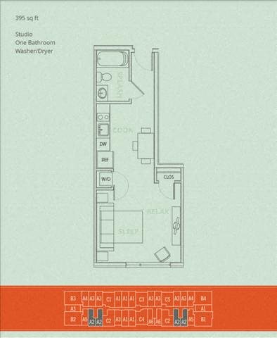 Studio - Cross Floor Plan 2