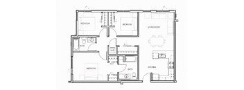 a floor plan of a house