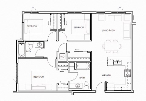 a floor plan of a house