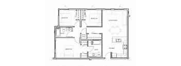 a floor plan of a house