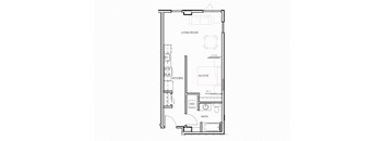 a floor plan of a small apartment