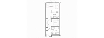 a floor plan of a small apartment