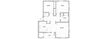 a blueprint of a floor plan of a house