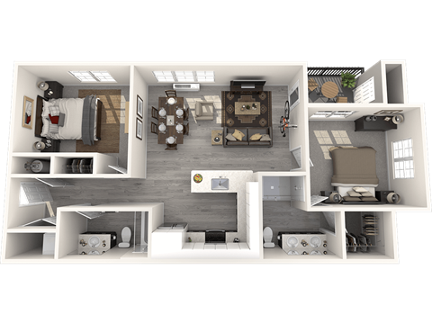 a 3176 sqft floor plan of a 2100 sq ft apartment