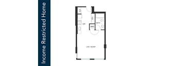 A floor plan of an Income Restricted Home is shown.