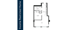 A floor plan of an Income Restricted Home is shown.