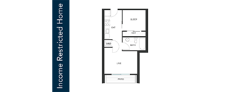 A floor plan of an Income Restricted Home is shown.