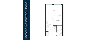 A floor plan of an Income Restricted Home is shown.