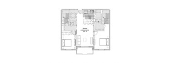the floor plan of persimmon residences