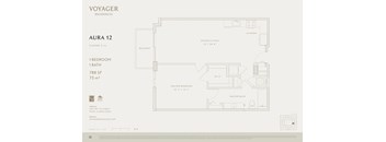 A floor plan for a Voyager Residences property named AURA 12.