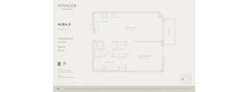 A floor plan for a Voyager Residences property named Aura 5.