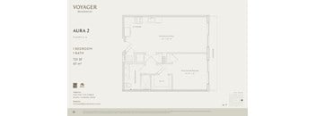 A floor plan for a Voyager Residences property named AURA 2.