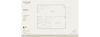 A floor plan for a Voyager Residences property named Aura 5.