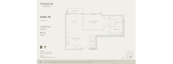 A floor plan for a Voyager Residences property named Aura 10.