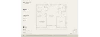 A floor plan for a Voyager Residences property named Nova 4.