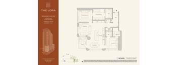 A floor plan for a residence at 300-902 with 2.5 bathrooms and 1095 square feet of interior space.