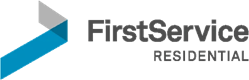 The image is of a logo that says "FirstService Residential".