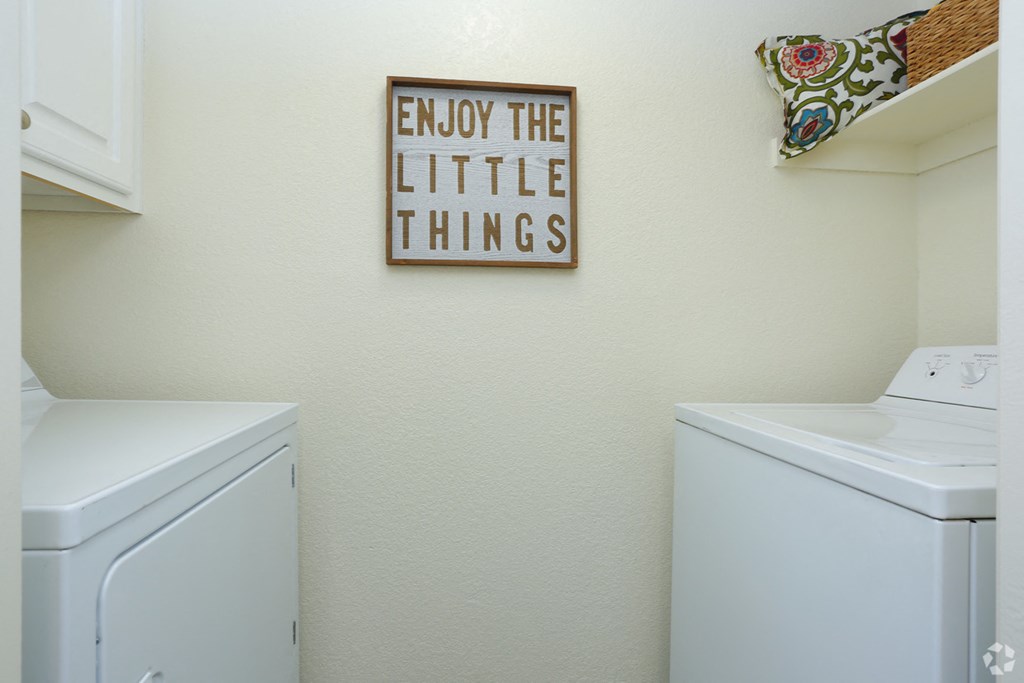 Washer and Dryer Room