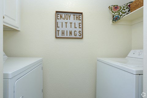 Washer and Dryer Room