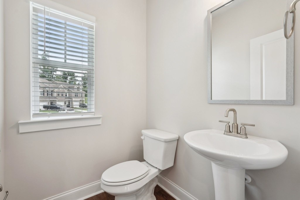 Half bathroom on the 1st floor