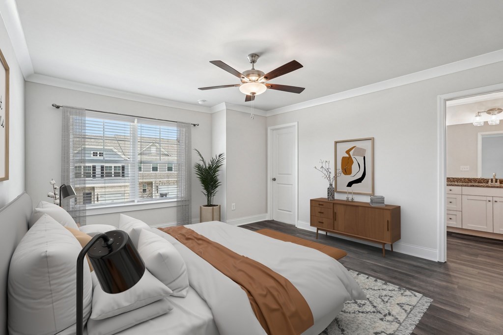 Second view of the bedroom