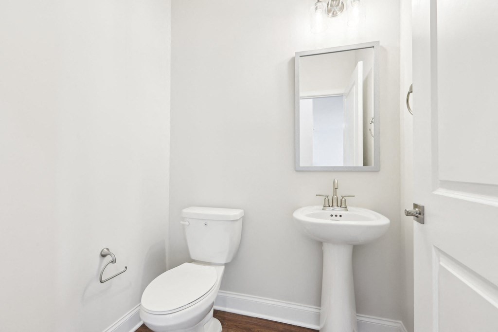 Half bathroom on the 1st floor