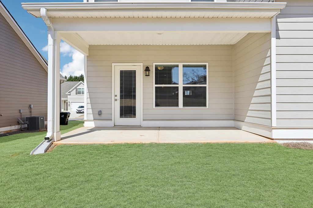 Rear exterior view of the Wilmot floor plan.