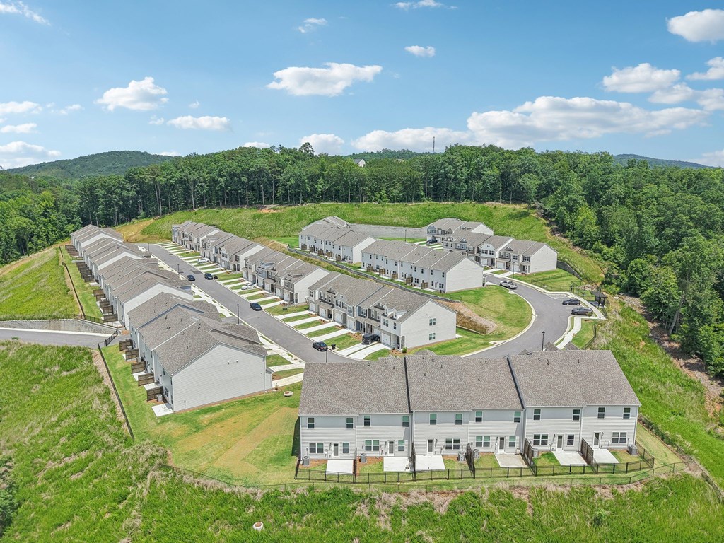Aerial view of Satterfield Commons