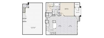 a blueprint of a floor plan of a house