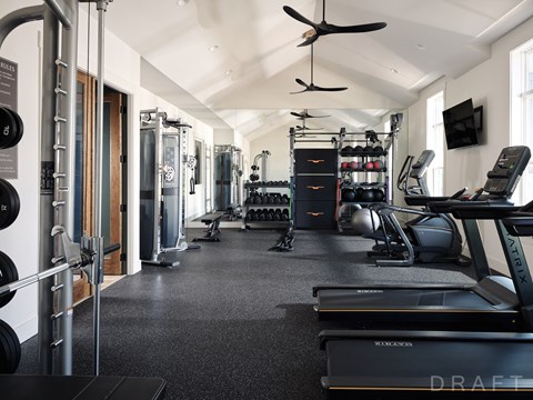 Fitness Center inside the Clubhouse.
