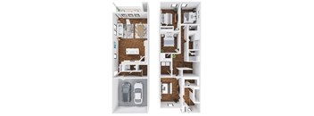 2 bedroom floor plan  the residences at
