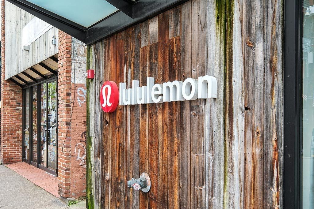 a building with a sign on the side of it