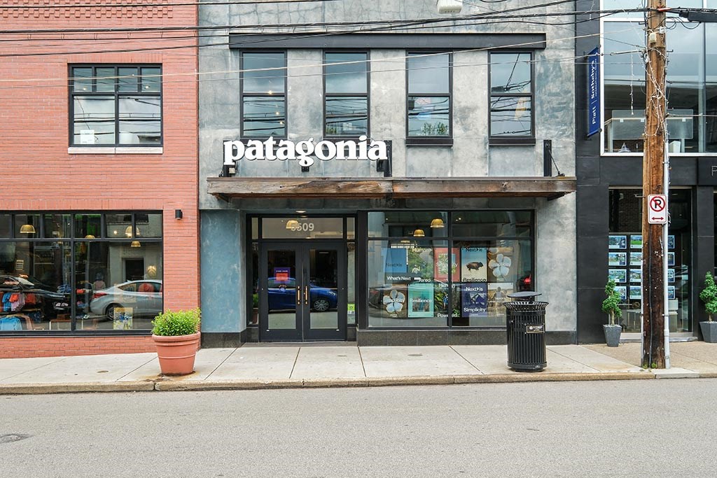 the front of a store on a city street