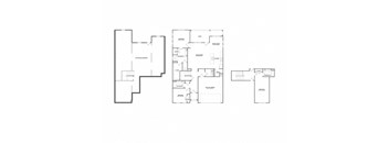 the floor plan of the house with the different floors