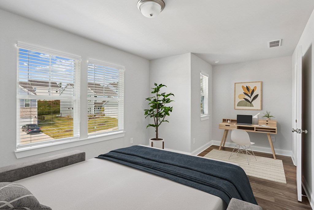 Another view of the secondary bedroom.